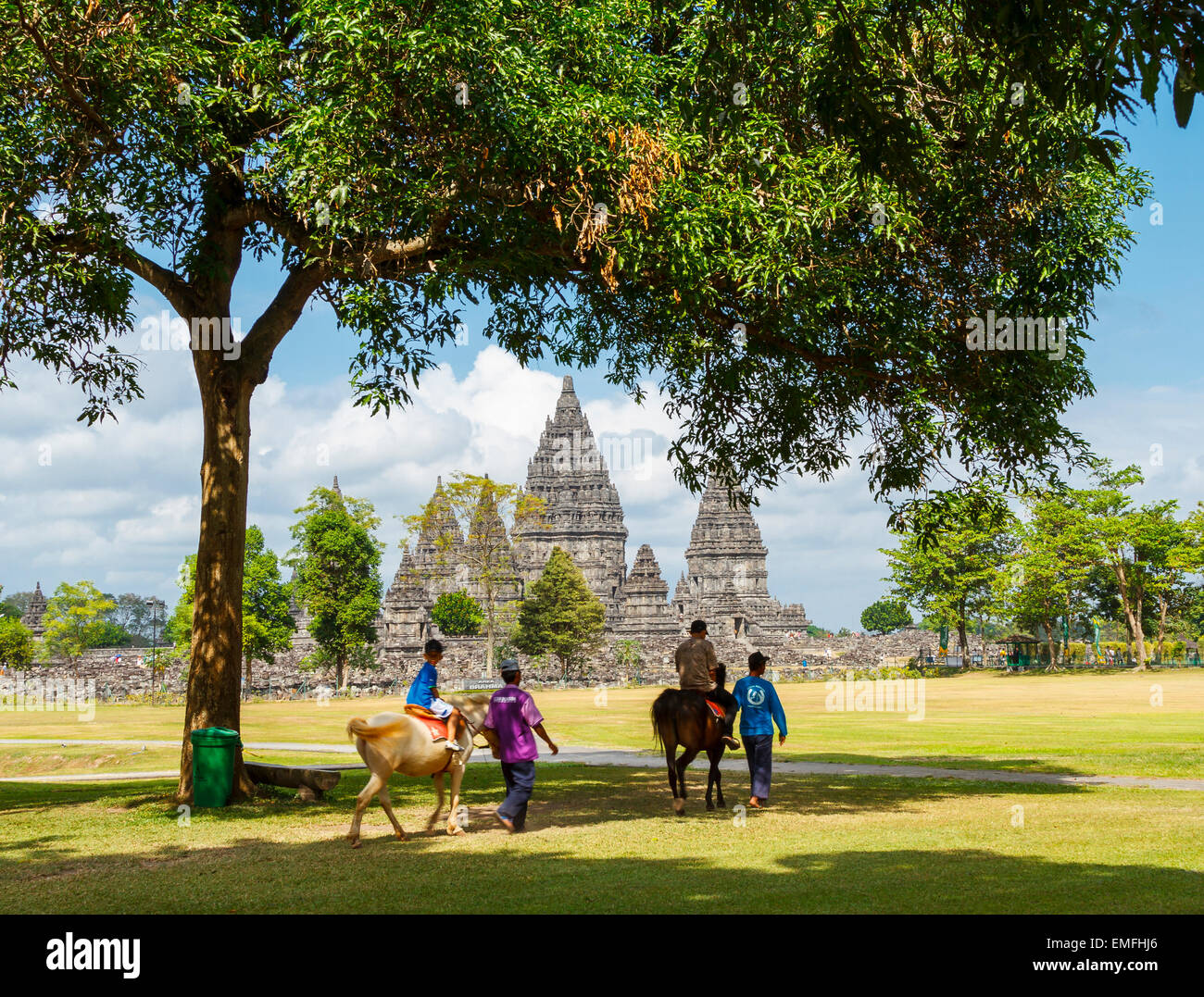Prambanan Hindu-Tempel. Zentral-Java. Indonesien, Asien. Stockfoto