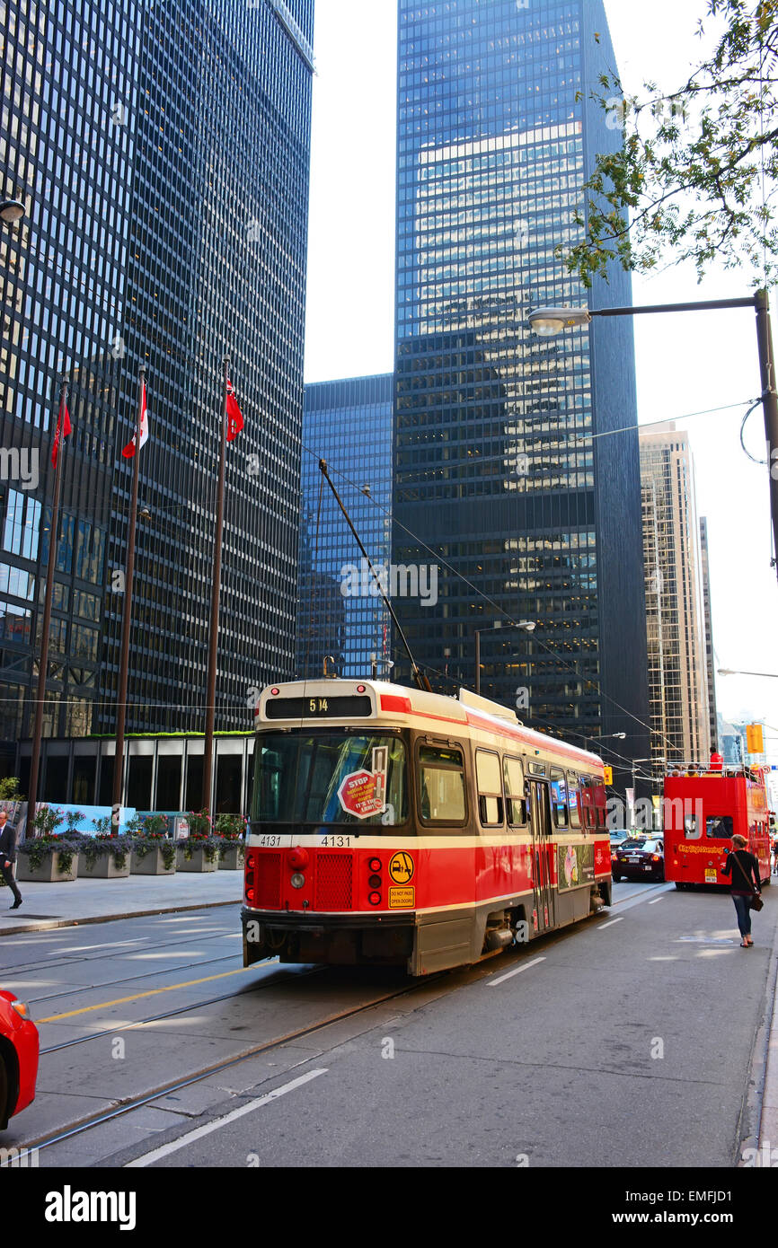 Finanzdistrikt von Toronto, Kanada Stockfoto