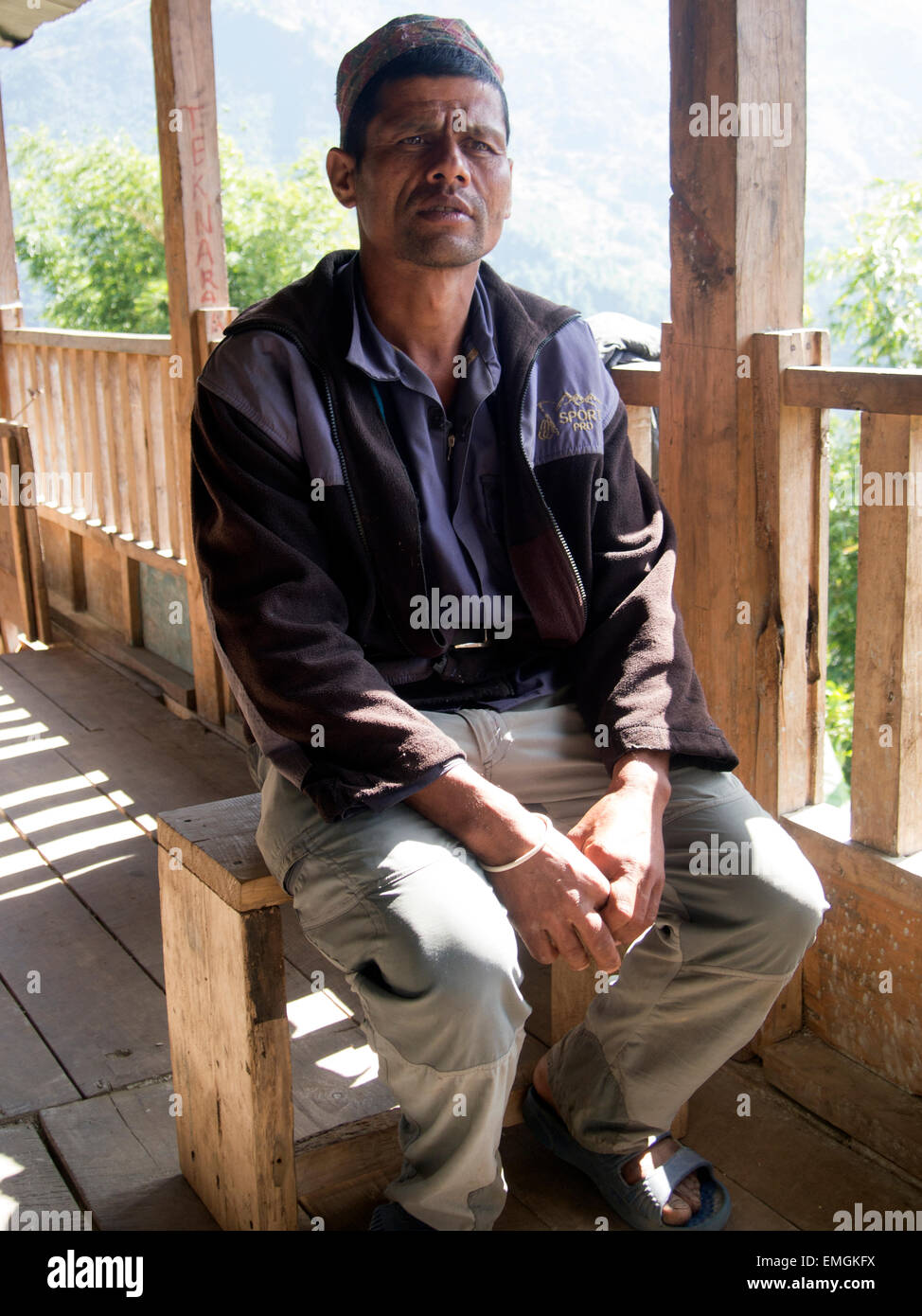 Schule-Lehrer-Ausbildung-Lukla-Nepal-Asien Stockfoto