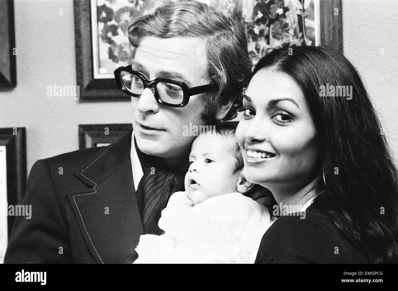 Schauspieler Michael Caine Und Seine Frau Shakira Halten Einem Fototermin Im White Elephant Am Fluss Mit