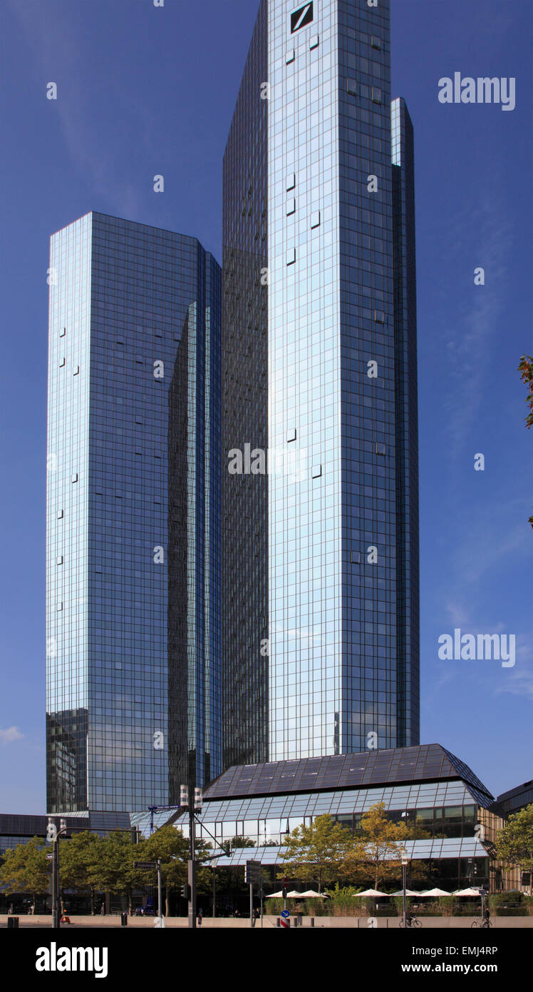 Deutschland, Hessen, Frankfurt Am Main, Deutsche Bank Building, Stockfoto