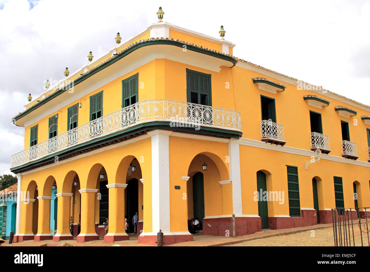 Brunet-Palast auf der Plaza Mayor Trinidad Kuba Stockfoto