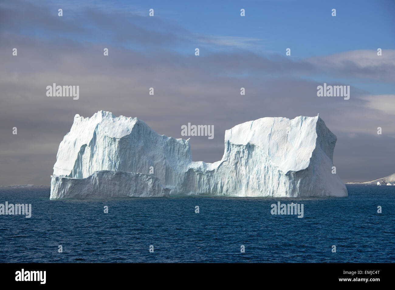 Schwimmenden Eisberg aus Peterman Insel antarktischen Halbinsel Antarktis Stockfoto