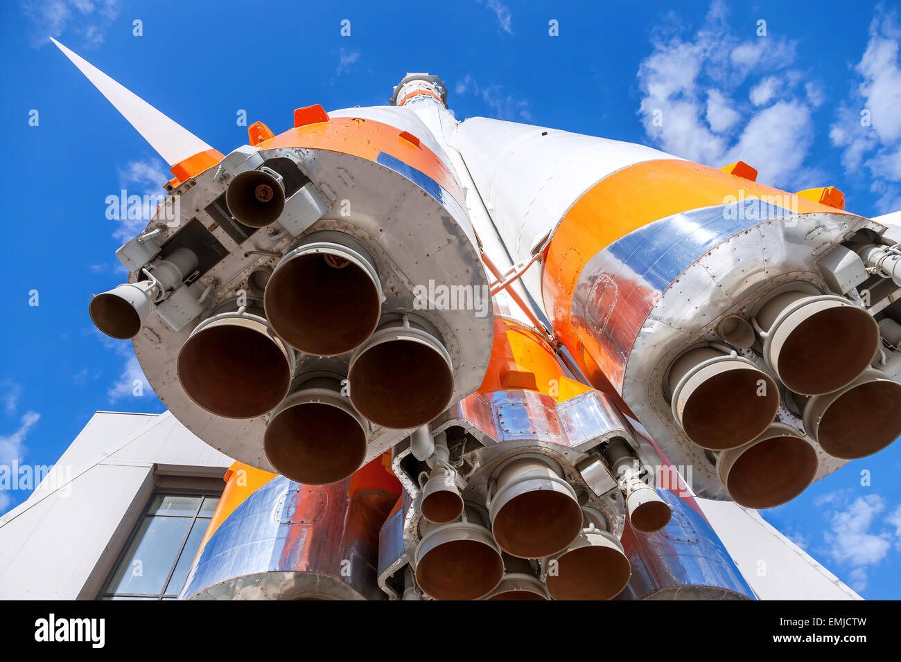 Rakete Maschine des Typs "Sojus". Stockfoto