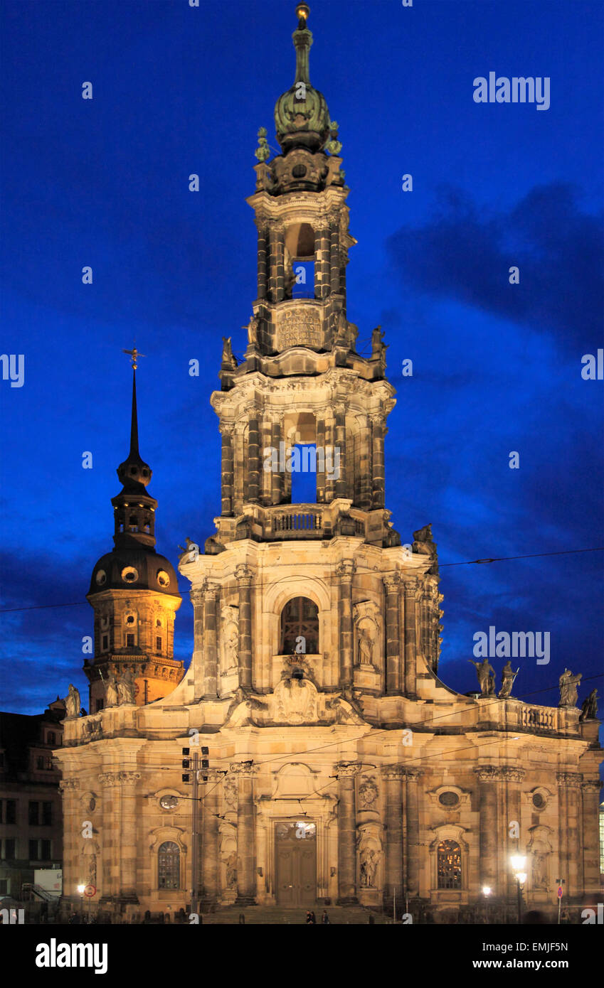 Deutschland, Sachsen, Dresden, Kathedrale, Stockfoto