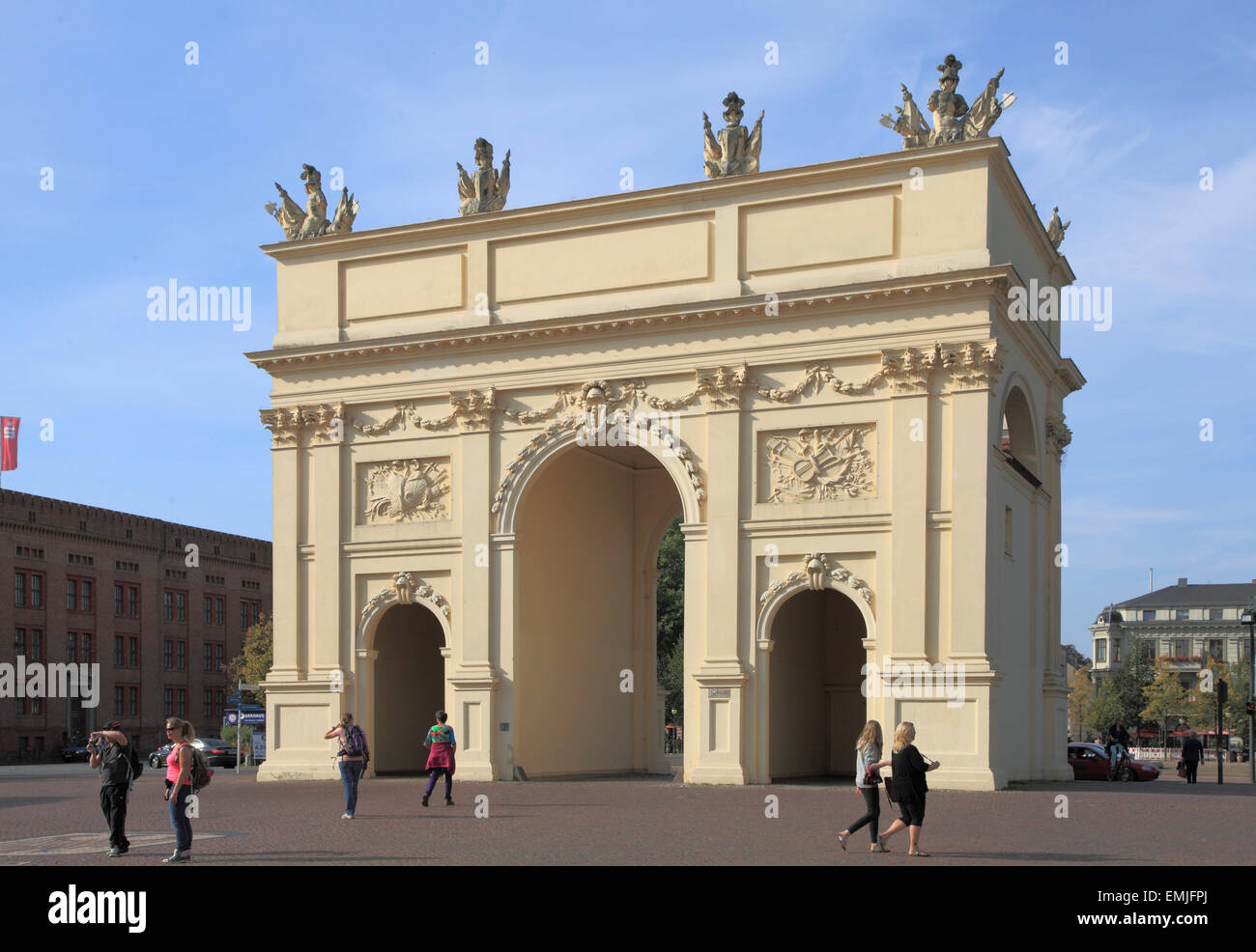 Deutschland, Brandenburg, Potsdam, Brandenburger Tor, Stockfoto