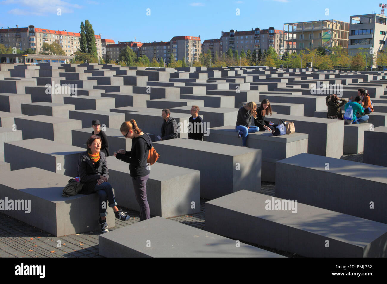 Deutschland, Berlin, Holocaust-Mahnmal Stockfoto