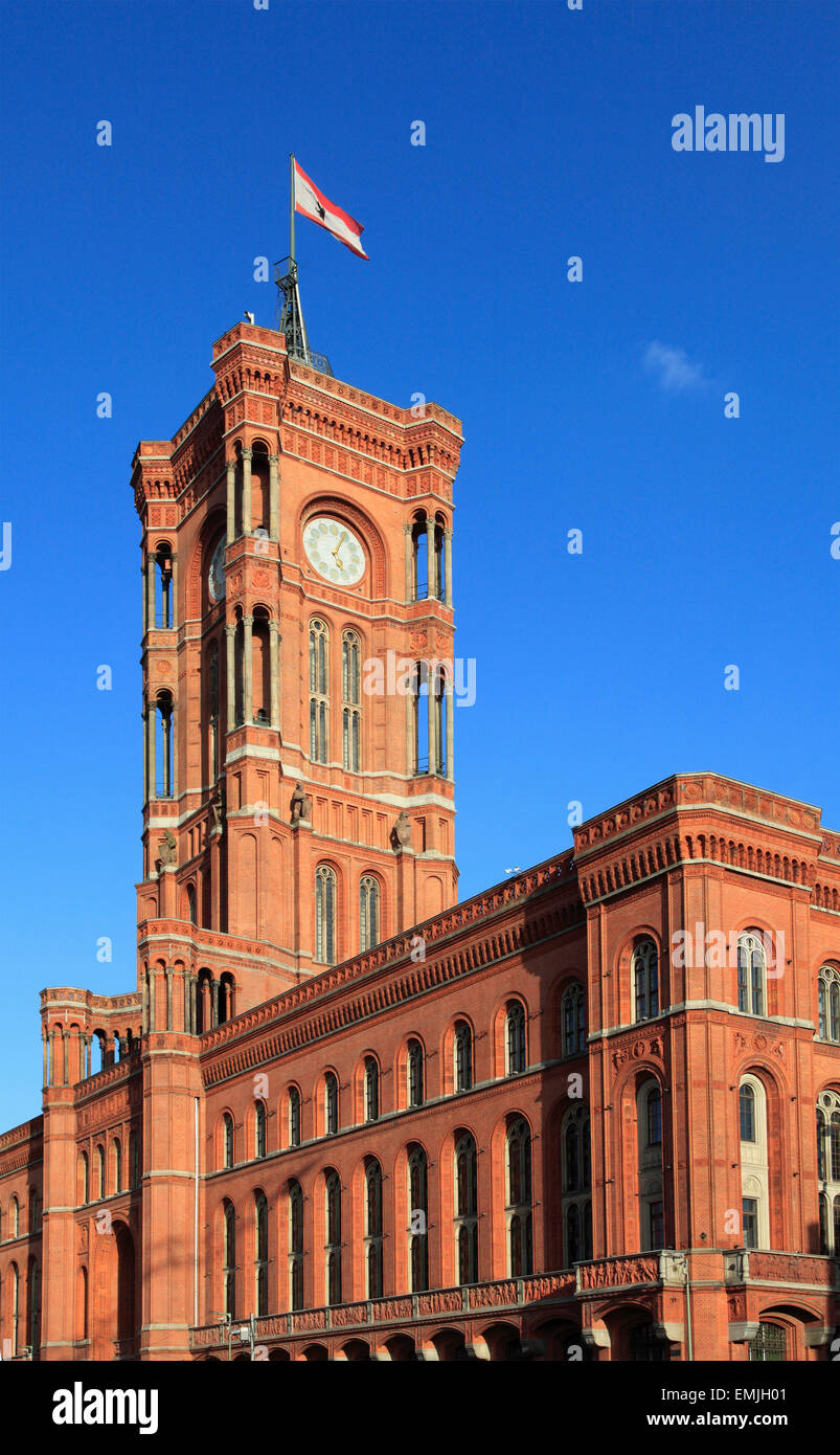 Deutschland, Berlin, Rathaus, Rotes Rathaus, Stockfoto