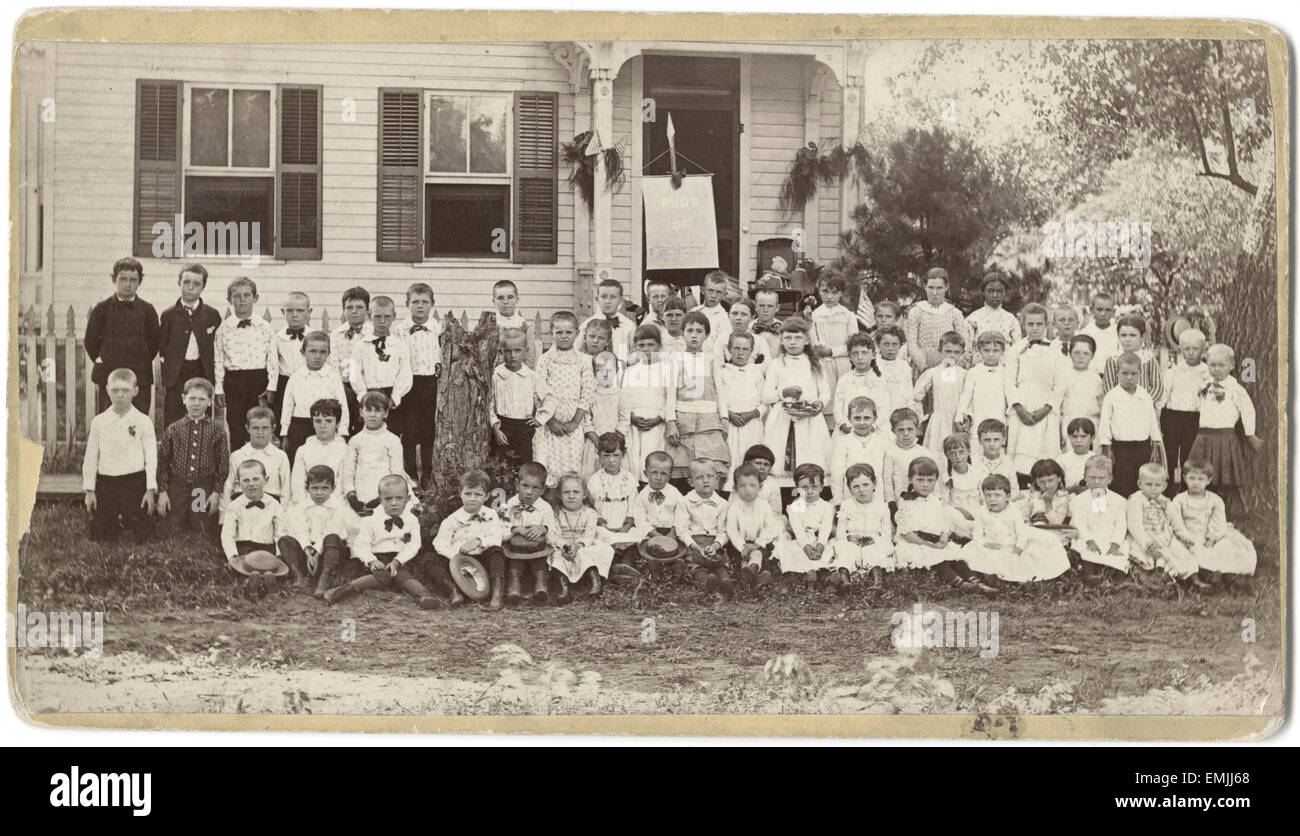 Grundschüler, Portrait, USA, um 1900 Stockfoto
