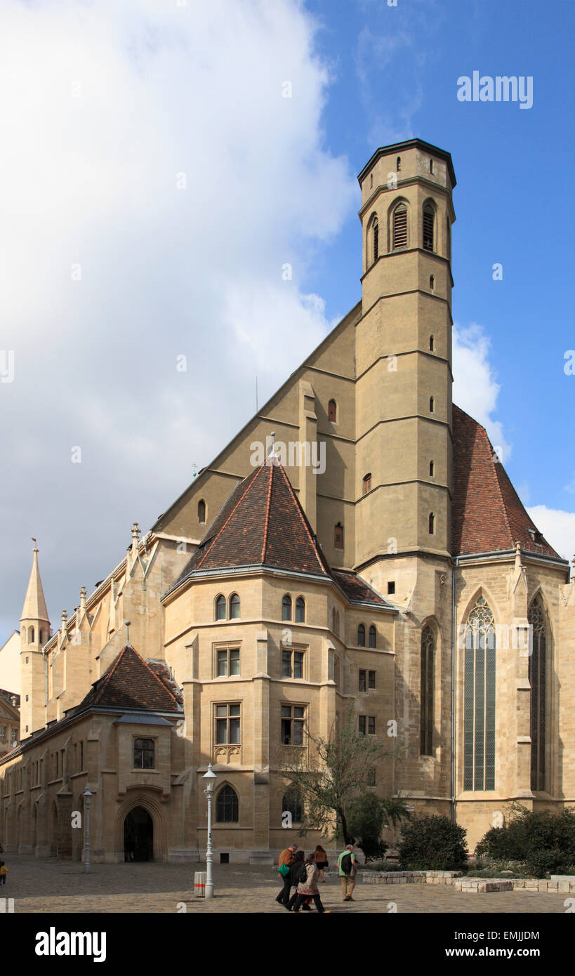 Österreich, Wien, Minoritenkirche, Minoritenkirche, Stockfoto
