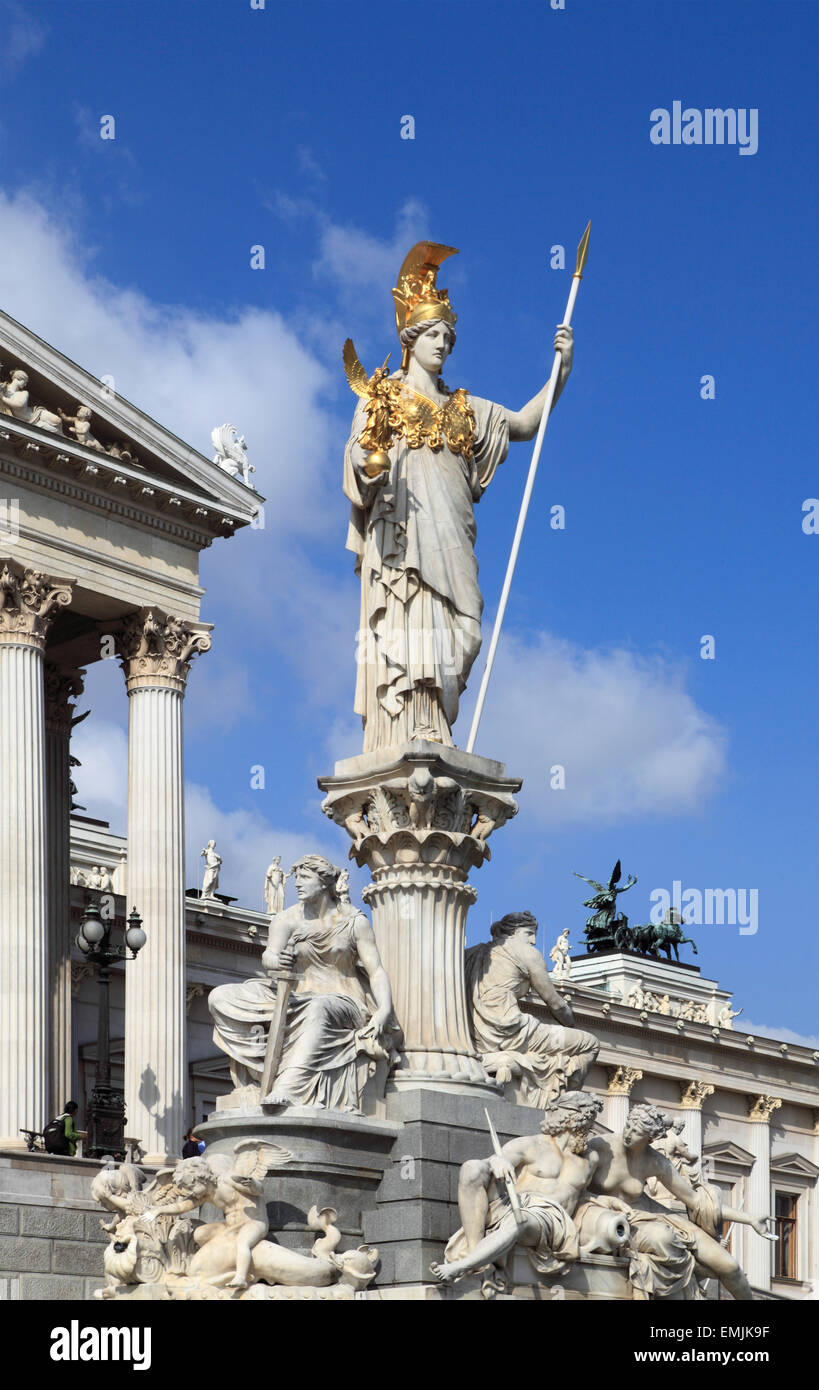 Österreich, Wien, Parlament Stockfoto