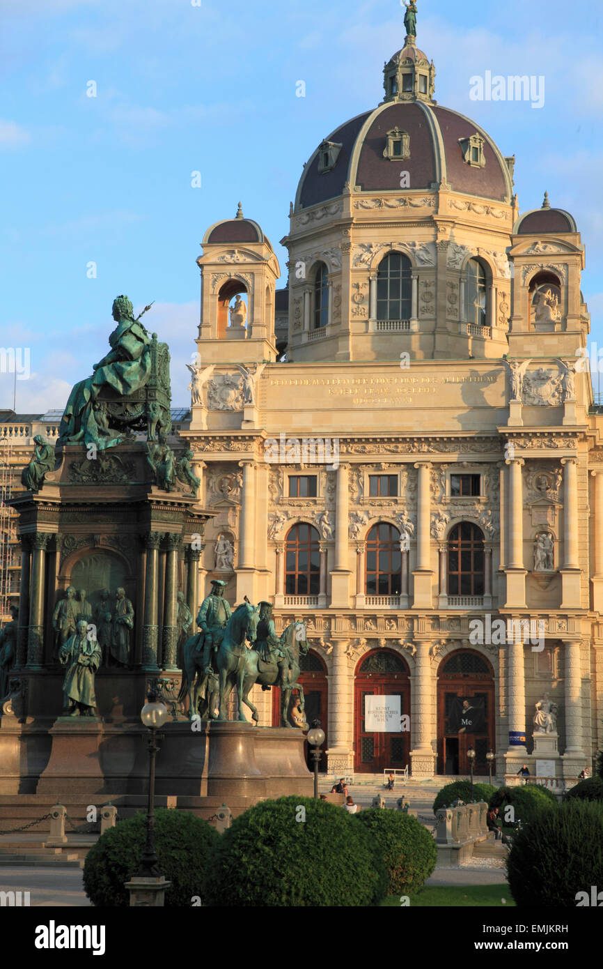 Österreich, Wien, Kunsthistorisches Museum, Kunsthistorisches Museum, Maria-Theresien-Platz, Stockfoto