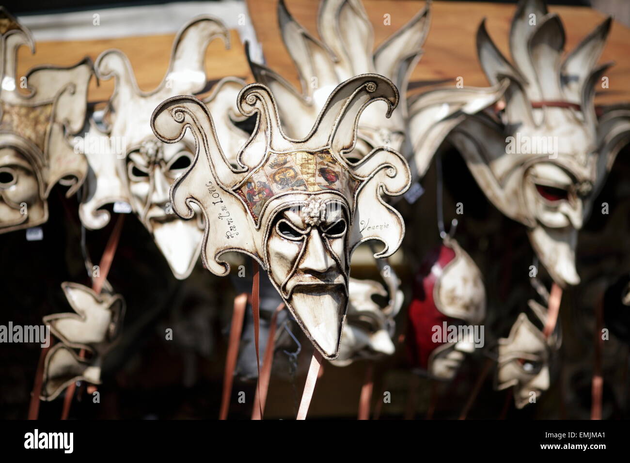 Karneval in Venedig Maske Stockfoto