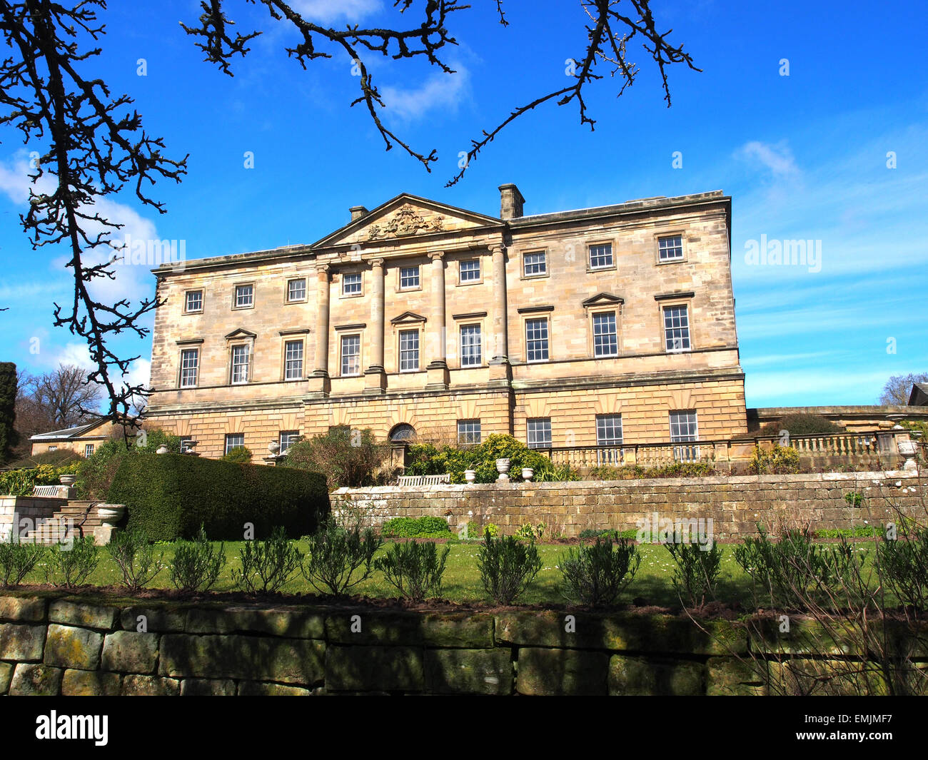 Howick Hall, Northumberland, Heimat der grauen Familie und ursprüngliche Heimat des Earl Grey Tee. Stockfoto