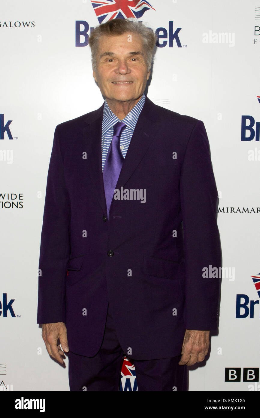 Los Angeles, Kalifornien, USA. 21. April 2015. Fred Willard besucht BritWeek 2015-Launch-Party im Hancock Park am 21. April 2015 in Los Angeles, Kalifornien, USA. Bildnachweis: TLeopold/Globe Fotos/ZUMA Draht/Alamy Live-Nachrichten Stockfoto