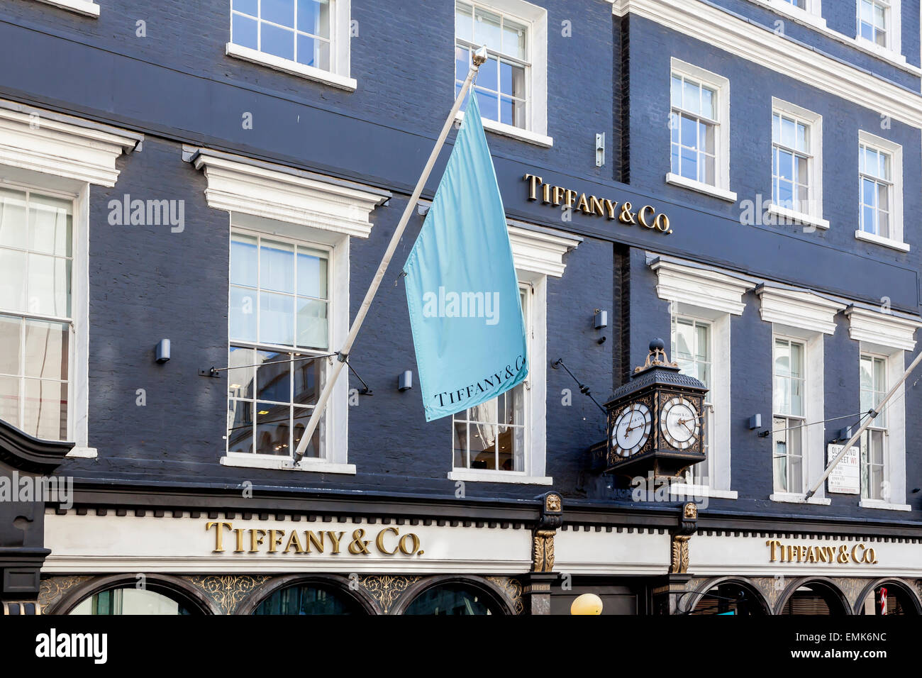 Tiffany Schmuck Shop, London, England, Vereinigtes Königreich Stockfoto