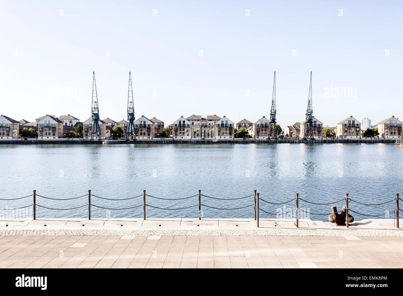 Royal Victoria Dock auf dem Fluss Themse, London, England, Vereinigtes Königreich Stockfoto