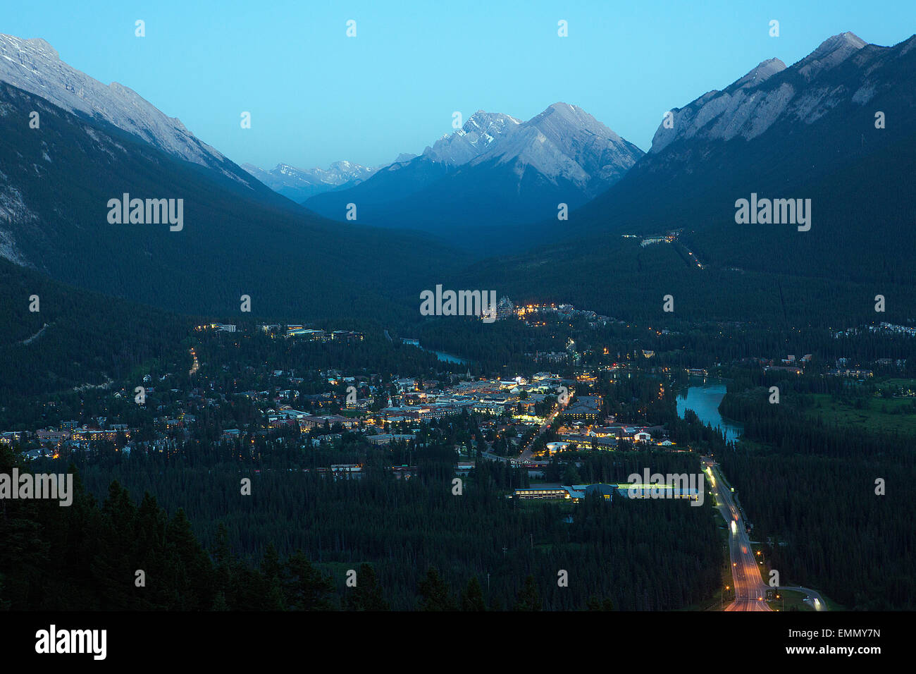 Banff, Alberta, Kanada Stockfoto