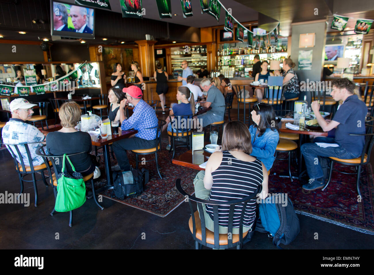 Bar in der Innenstadt von Vancouver Stockfoto