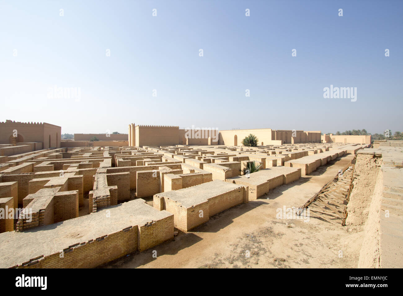 Der antiken Stadt Babylon Stockfoto