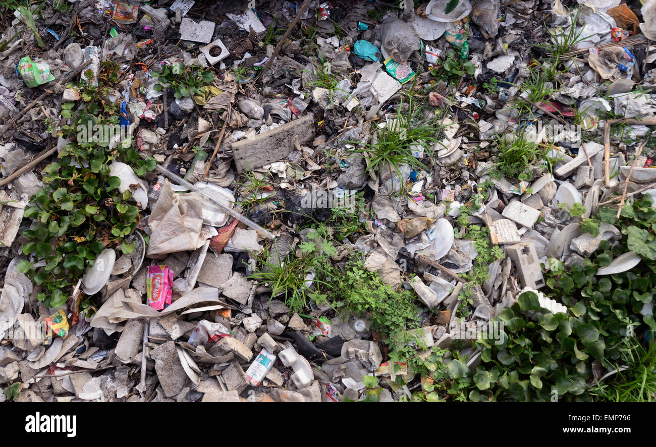 Kolkata, Indien. 24. April 2015. Tag der Erde feiert um Unterstützung für den Umweltschutz unter Beweis stellen. Die meisten Menschen kennen nicht den Tag, trotz viel Werbung Menschen bewusst oder unbewusst Erde Umwelt zu schädigen. © Saikat Paul/Pacific Press/Alamy Live-Nachrichten Stockfoto