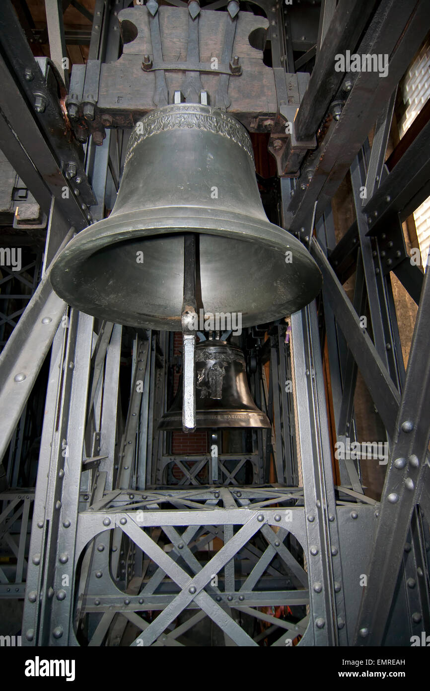 Josef Glocke in der st.-Veits-Dom auf der Pragerburg Stockfoto