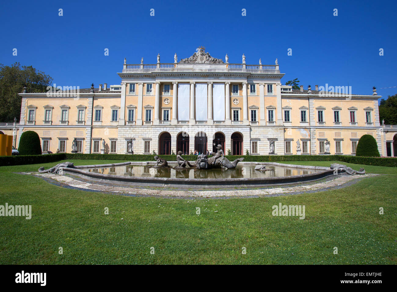 Villa Olmo in Como, Lombardei, Italien Stockfoto