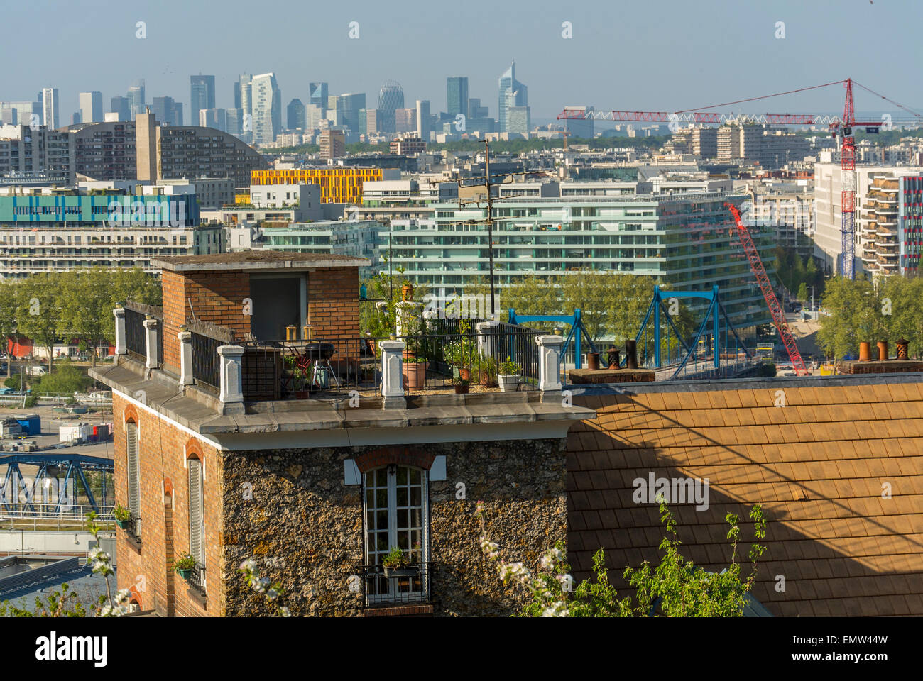 Meudon, Frankreich, Pariser Vororte, Skyline, Stadtbild, Architektur, Landschaften, wohnviertel in einem Vorort von frankreich Stockfoto