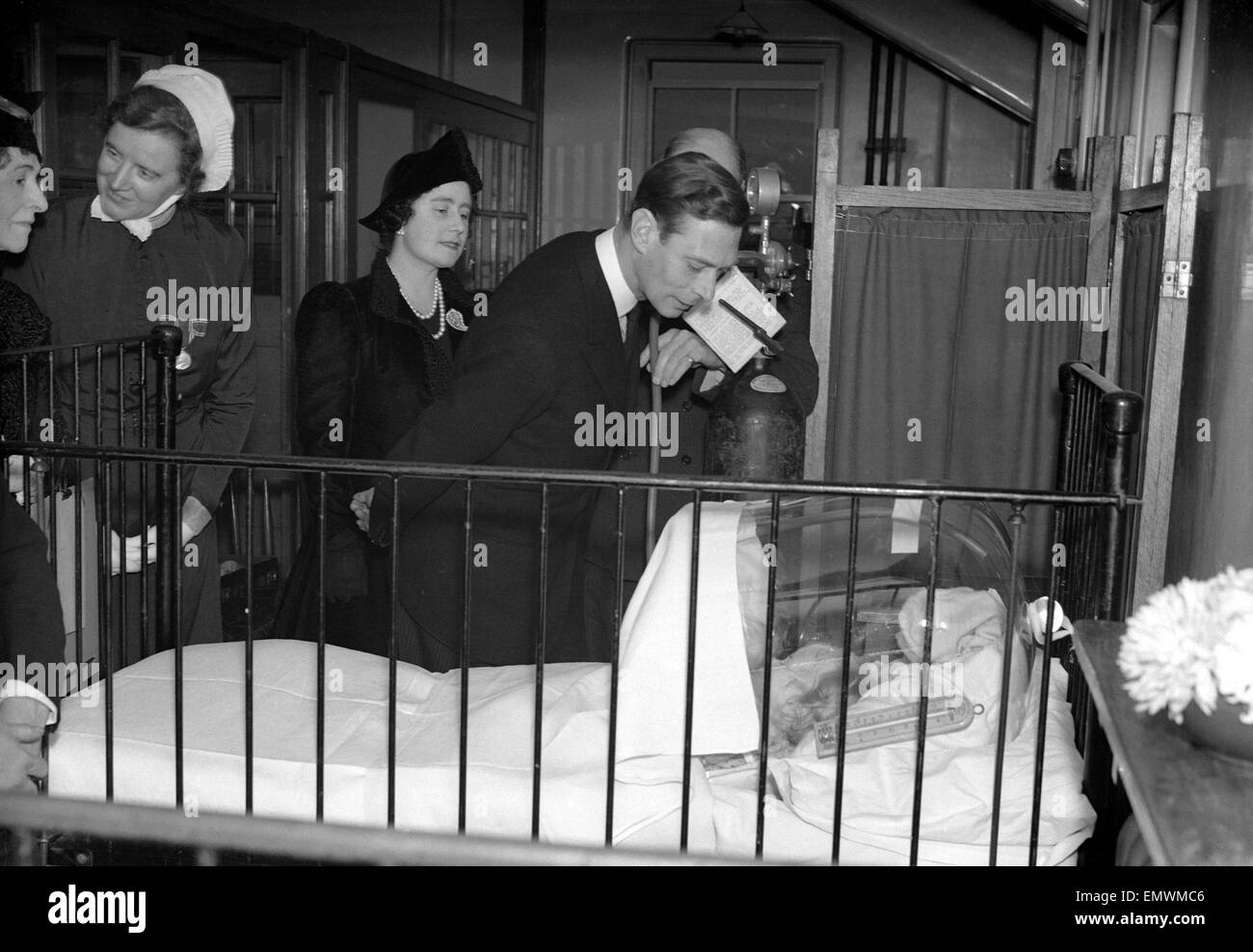 WW2 Luftangriff Schäden König und die Königin im Kinderkrankenhaus. Stockfoto