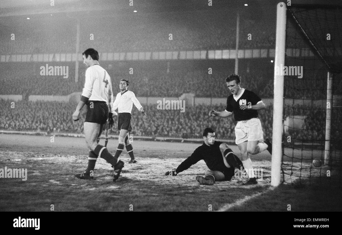 Tottenham Hotspur v. Tbilisi Dynamo. Montag, 14. November 1960. Stockfoto