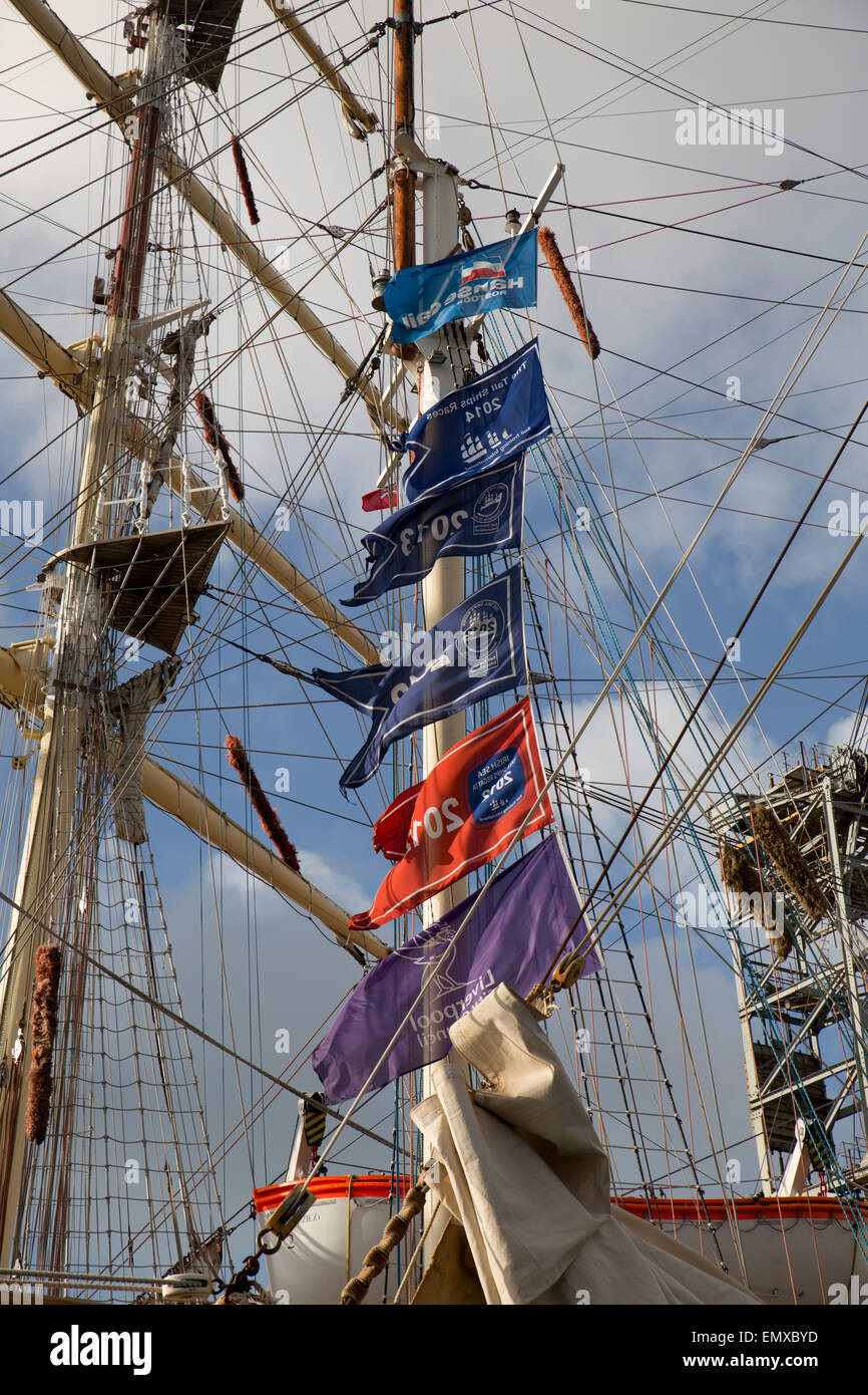 Tall Ships Regatta; Falmouth 2014 Cornwall; UK Stockfoto