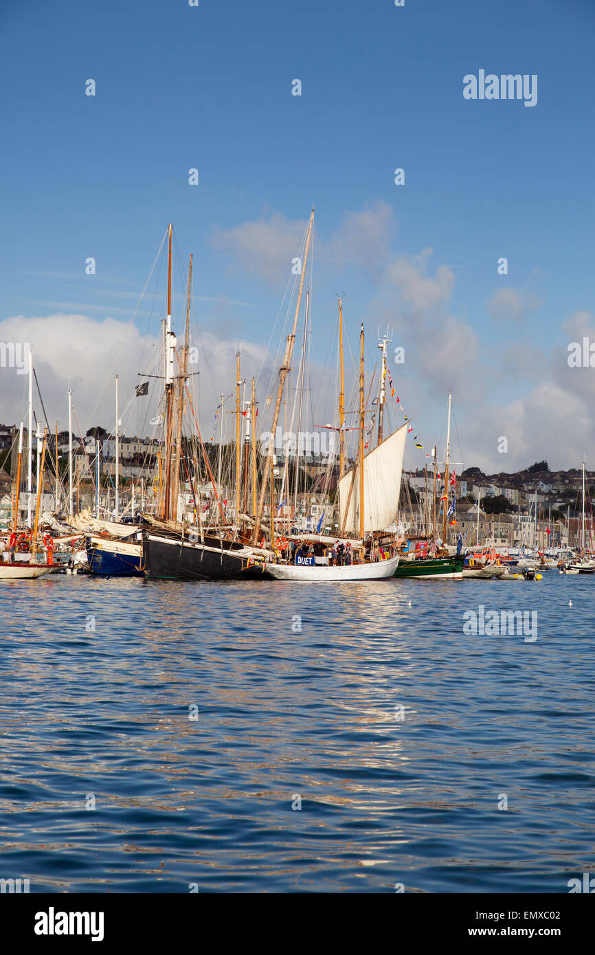 Tall Ships Regatta; Falmouth 2014 Cornwall; UK Stockfoto