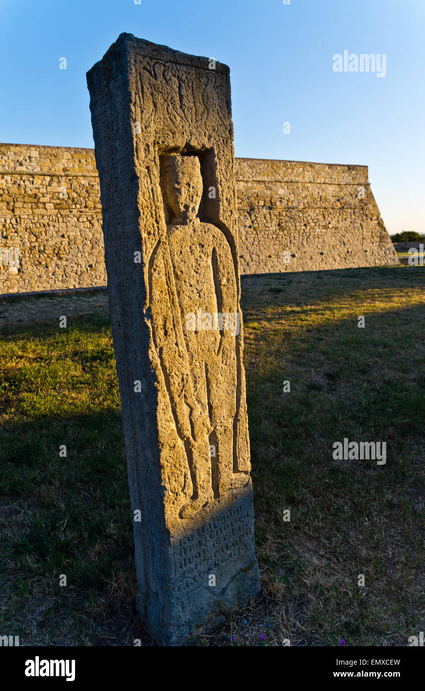 Stein-Soldaten in der Festung Kalemegdan, Belgrad Stockfoto