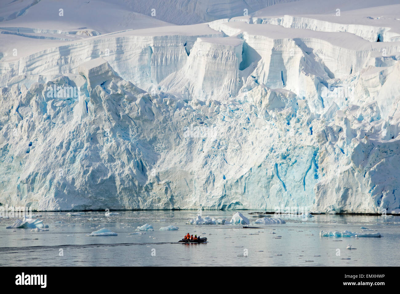 Sternzeichen und Glacier Paradise Bay antarktischen Halbinsel Antarktis Stockfoto