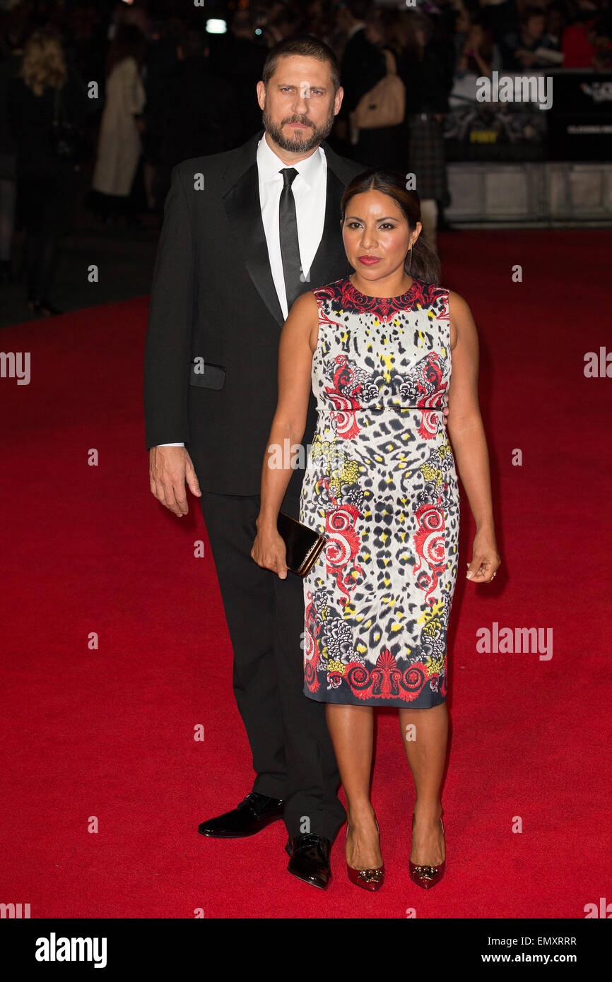 58. BFI London Filmfestival - "Fury" - Premiere mit: David Ayer wo: London, Vereinigtes Königreich bei: 19. Oktober 2014 Stockfoto