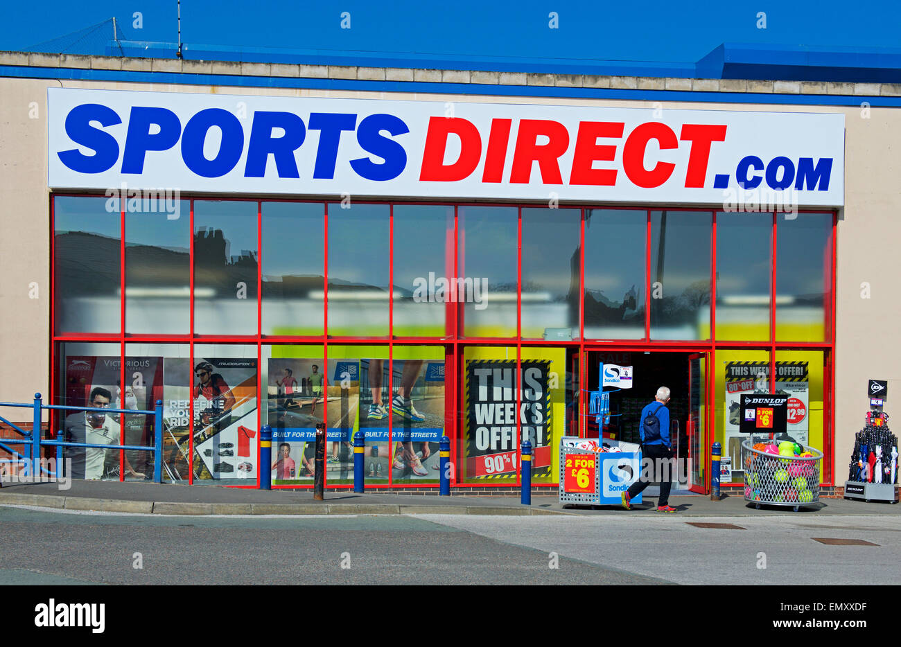 Zweig der Sport direkt in Macclesfield, Cheshire, England UK Stockfoto