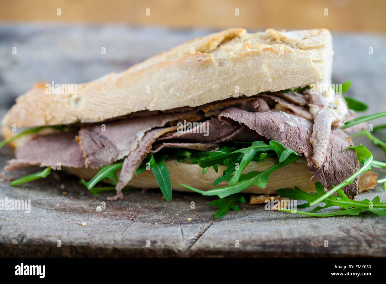 Roast Beef sandwich Stockfoto