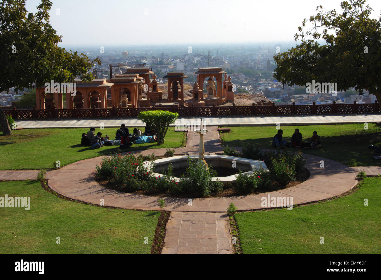 Jaswant Thada Mausoleum in Jodhpur, Indien Stockfoto