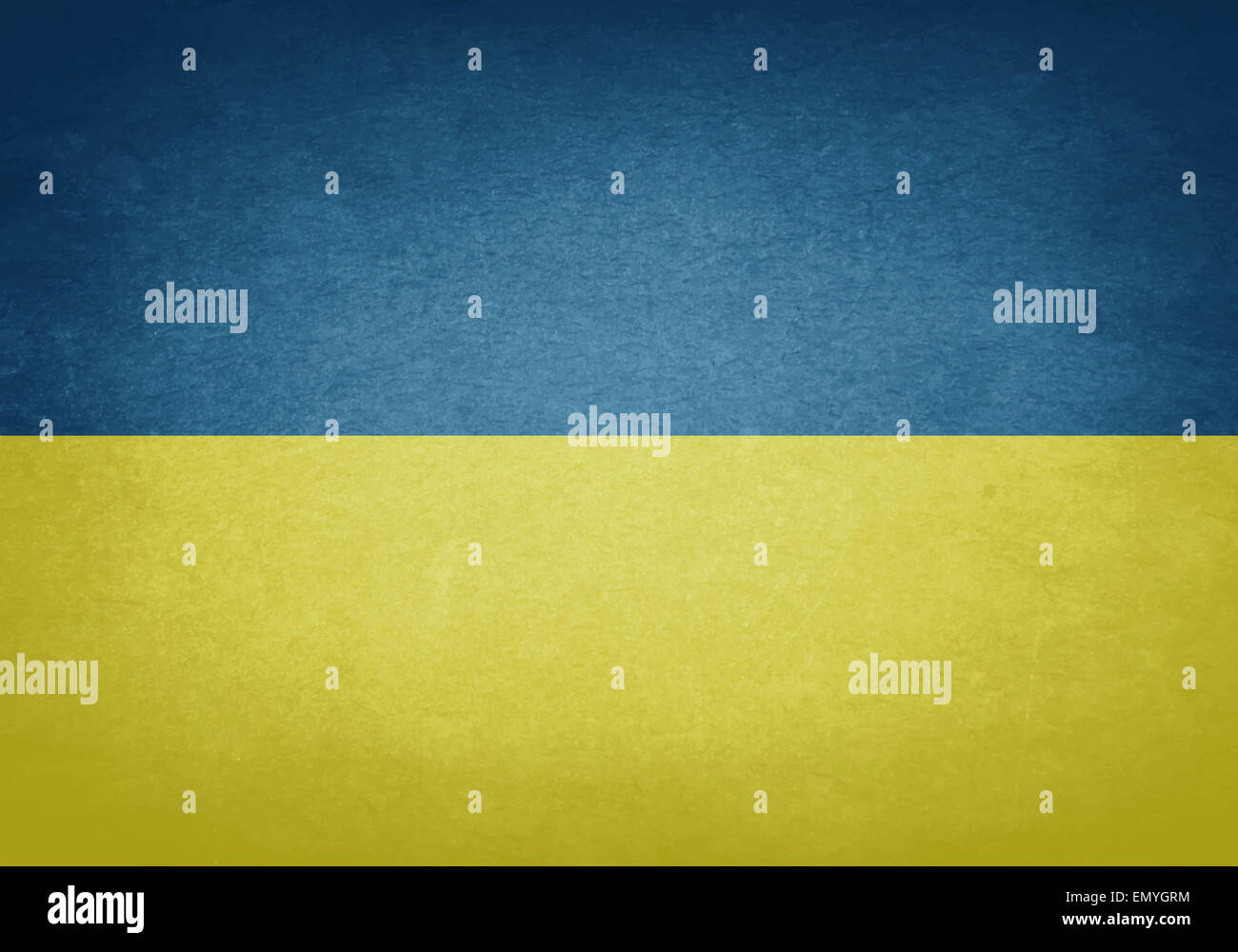 Grunge-Flagge der Ukraine Stockfoto