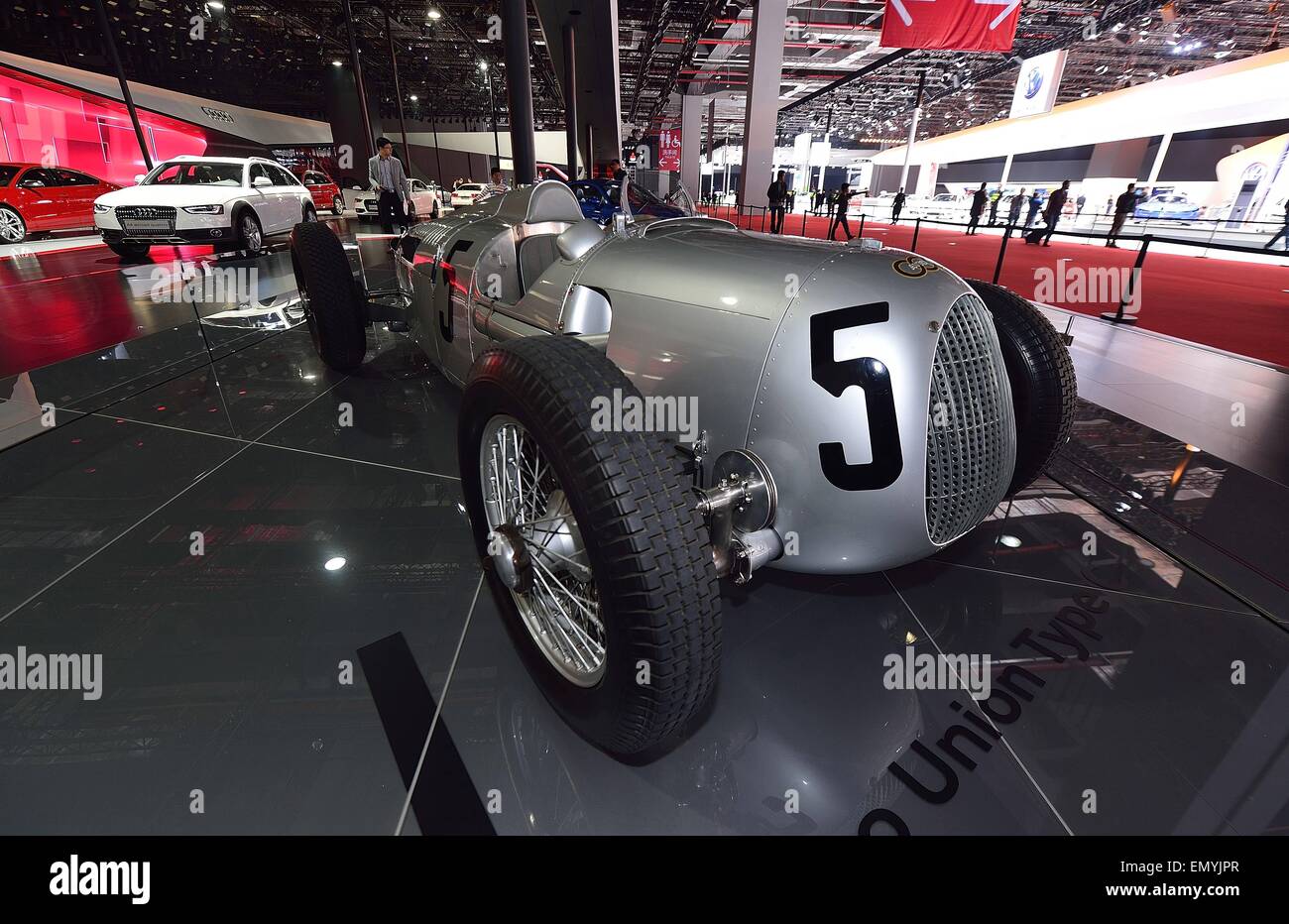 Shanghai, China. 23. April 2015. Die Legende Audi Union Typ C, während der 16. internationalen Automobil-Industrie-Ausstellung im Shanghai Exhibition and Convention Center, Shanghai, China. Bildnachweis: Marcio Machado/ZUMA Draht/Alamy Live-Nachrichten Stockfoto