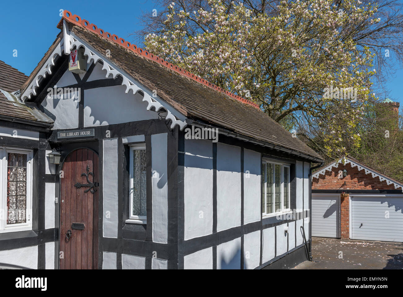 Die Bibliothek-Haus. Shrewsbury. Shropshire. England. UK Stockfoto