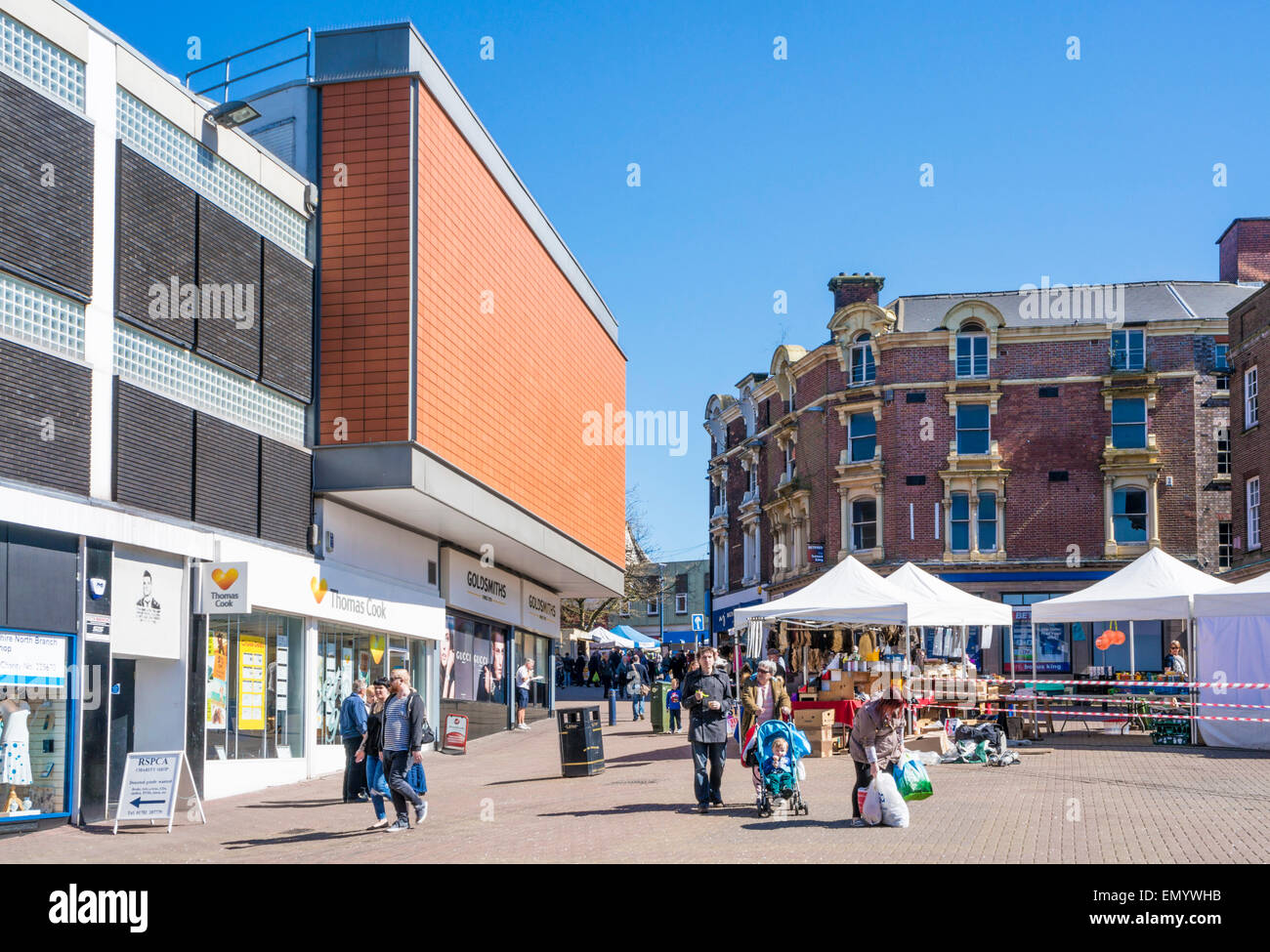 Stadtzentrum Stoke on Trent, Staffordshire England GB UK EU Europa Stockfoto