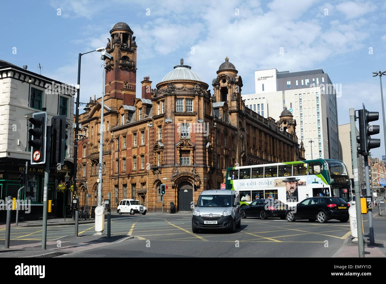 Piccadilly, Manchester, England, Vereinigtes Königreich, Großbritannien, Europa Stockfoto