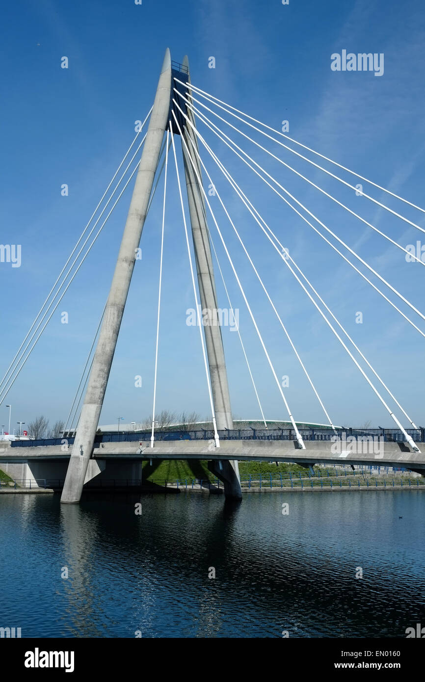 Die Marine Brücke, Southport Stockfoto
