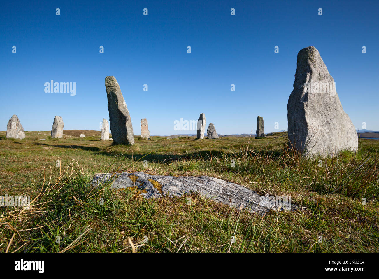 Callanish Website, Isle of Lewis: spektakuläre megalithischen Monumente in Schottland. Stockfoto