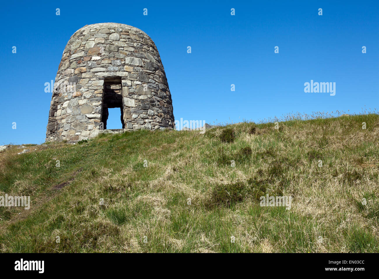 Memorial Cairn auf der Isle of Lewis, Schottland Stockfoto