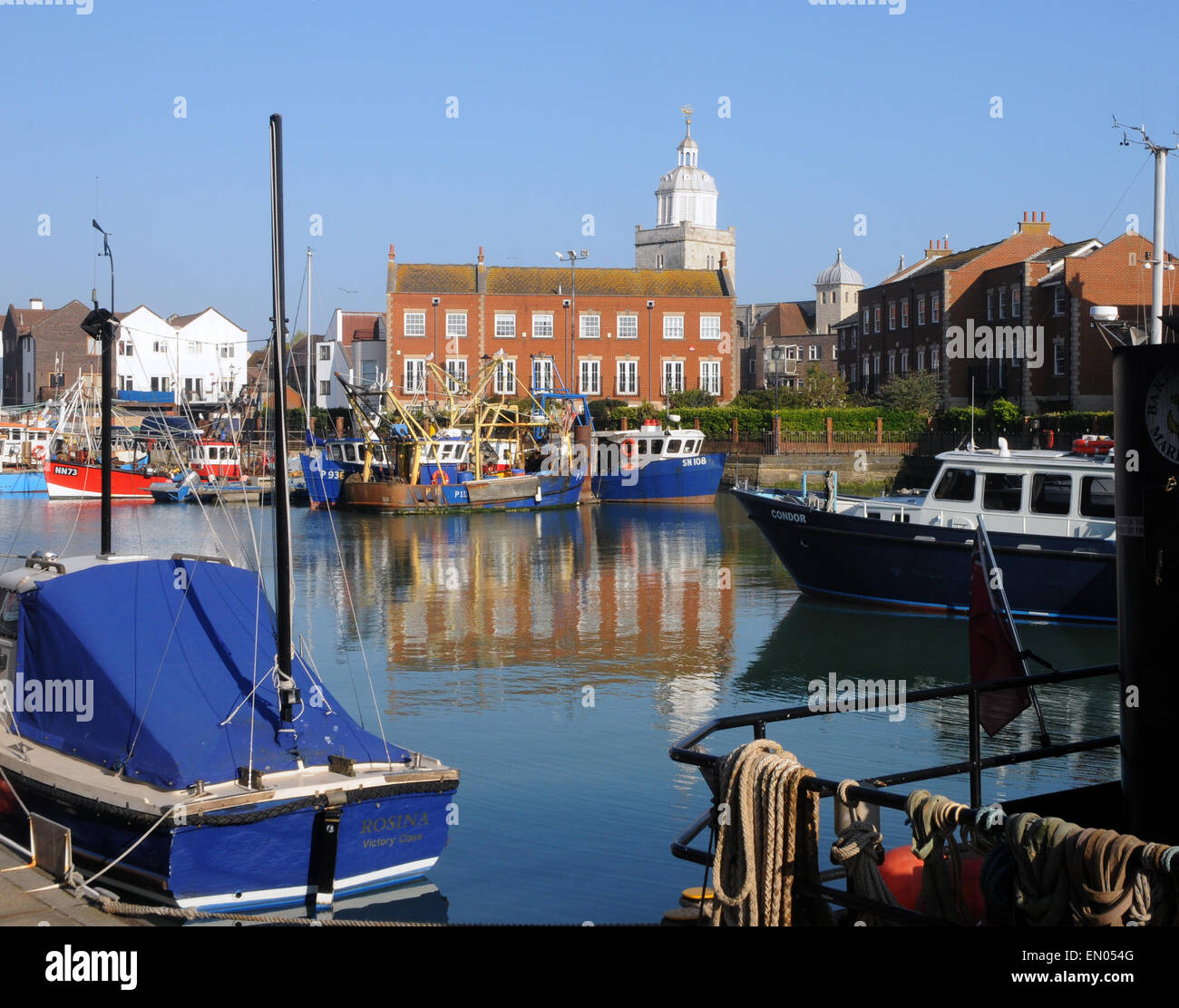 Der Sturz, Old Portsmouth, Hampshire Stockfoto
