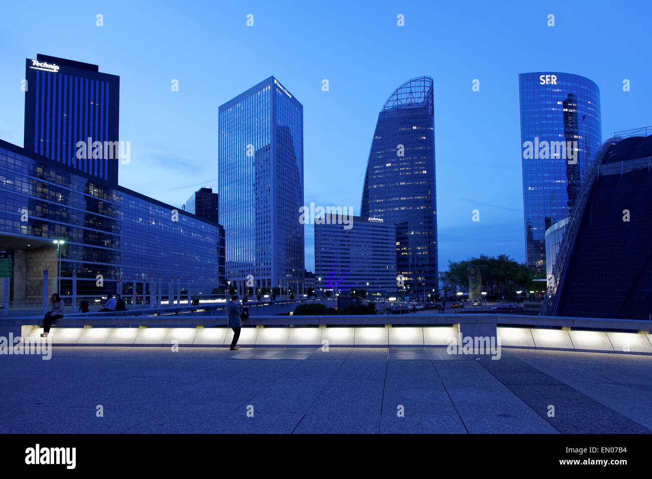 Turm T1 GDF-Suez Pullman Hotel La Défense Geschäftsviertel von Paris Frankreich Stockfoto