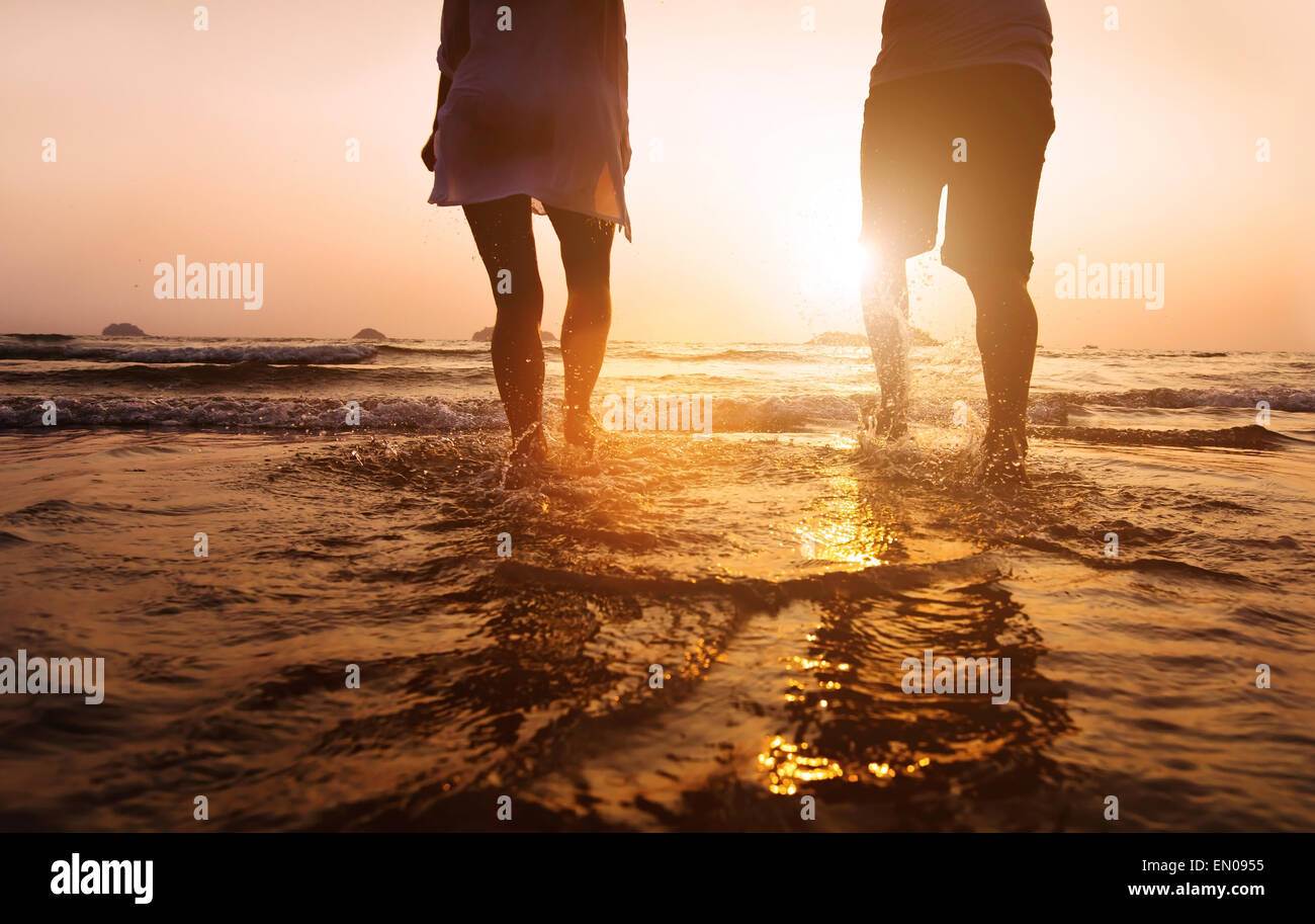 Strandurlaub Stockfoto