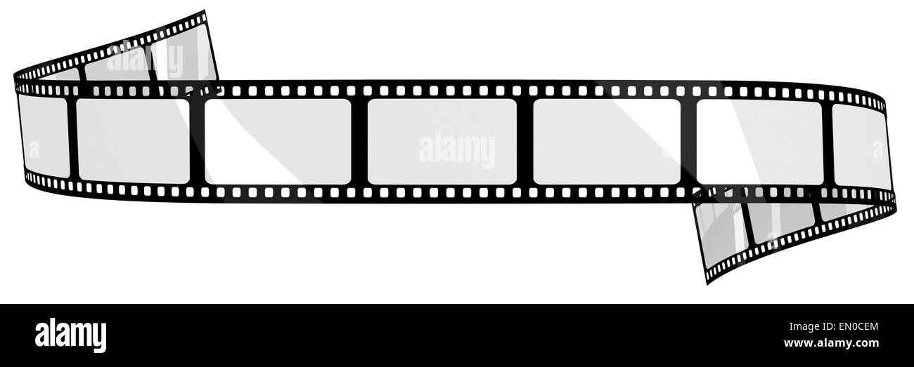 Leere Film banner Stockfoto